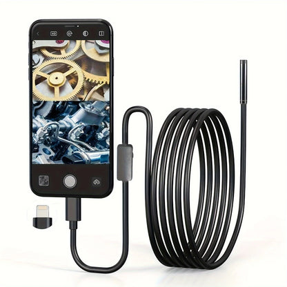 JCWHCAM IP68 Waterproof Endoscope Camera – HD 960P Inspection Camera for iPhone & iPad