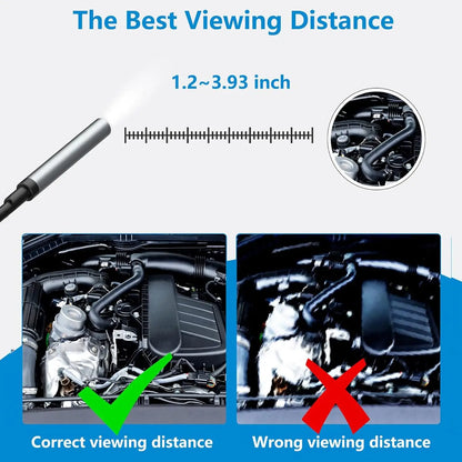 JCWHCAM IP68 Waterproof Endoscope Camera – HD 960P Inspection Camera for iPhone & iPad