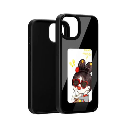 NFC Smart E-Ink Display iPhone Case – Customisable Photo & Design Projection Cover (iPhone 11–16 Pro Max)